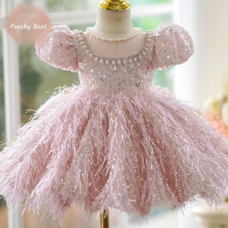 Musical Instrument For Babies - Moda dziewczynka księżniczka cekiny sukienka z