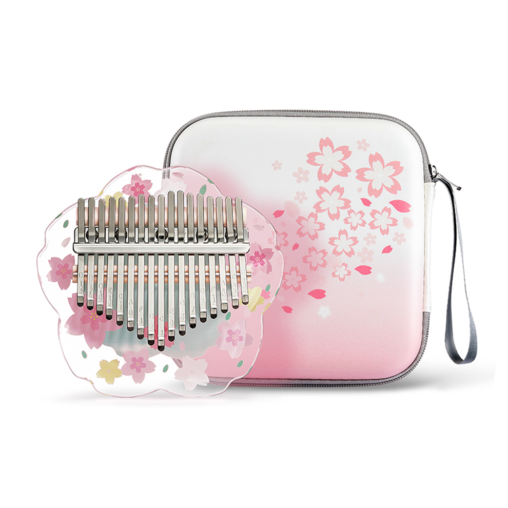 A Musical Instrument With Keys - Hluru Kalimba 21 klawiszy z obudową