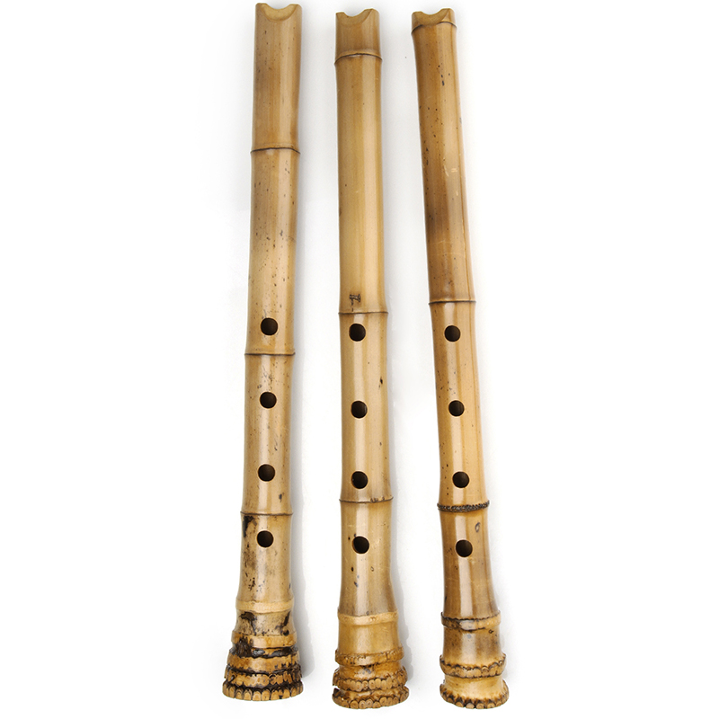 Shakuhachi Bamboo Flute - Ręcznie Robiony Naturalny Bambusowy Flet Shakuhachi