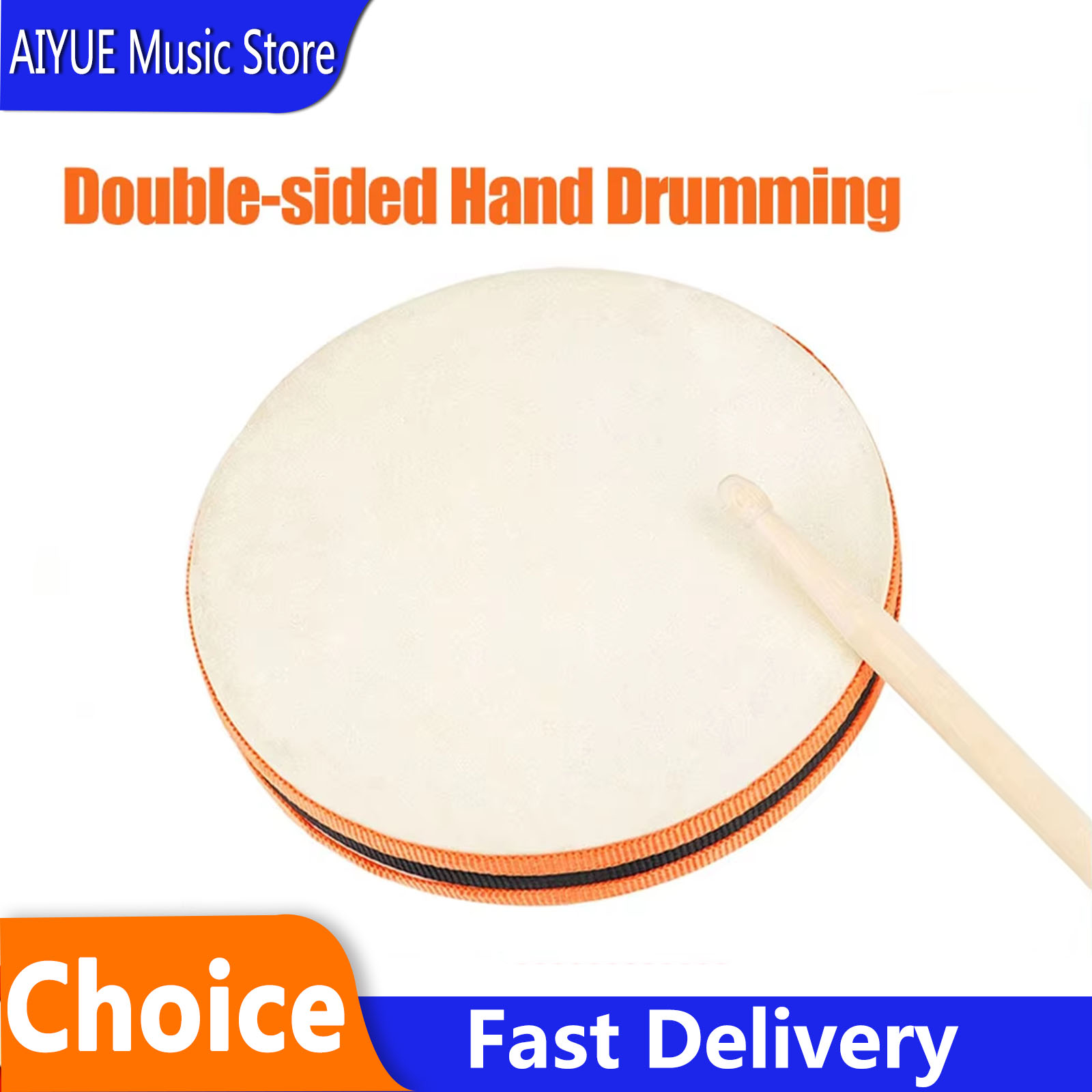 Musical Instrument For Babies - Dwustronne bębenki ręczne dla miłośników muzyki,