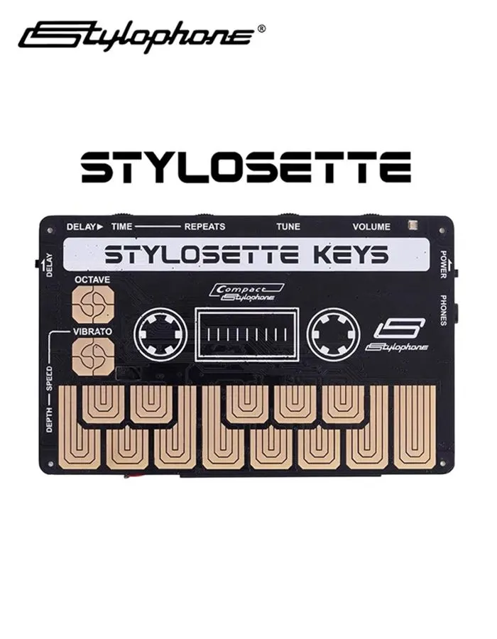 Musical Instrument Synthesizer - Stylofon Stylosette Syntezator Taśmowy Mini Klawiatura