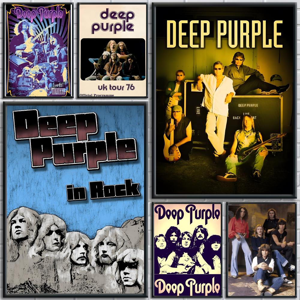 Musical Instrument Poster - Muzyka zespołu hard rockowego - Deep