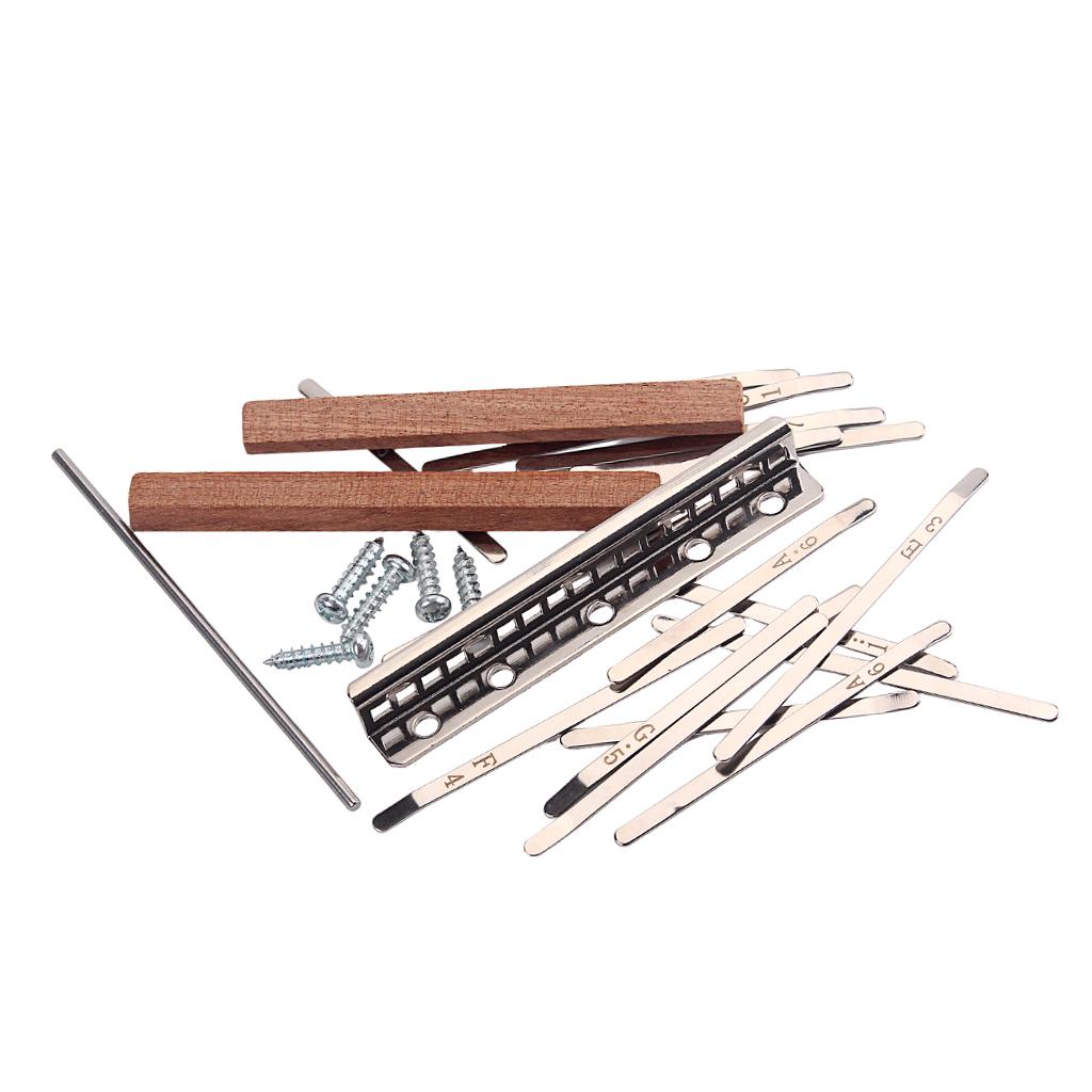 A Musical Instrument With Keys - Zestaw części do samodzielnego montażu kalimby