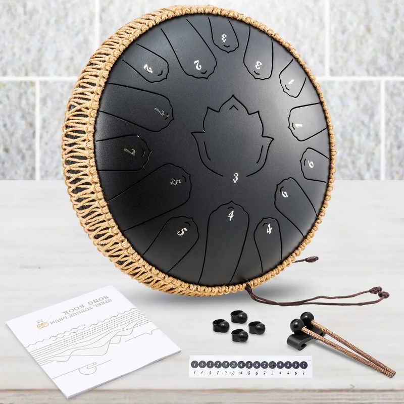 Musical Instrument Morocco - Hluru Stalowy Glucofon 13 Calowy 15