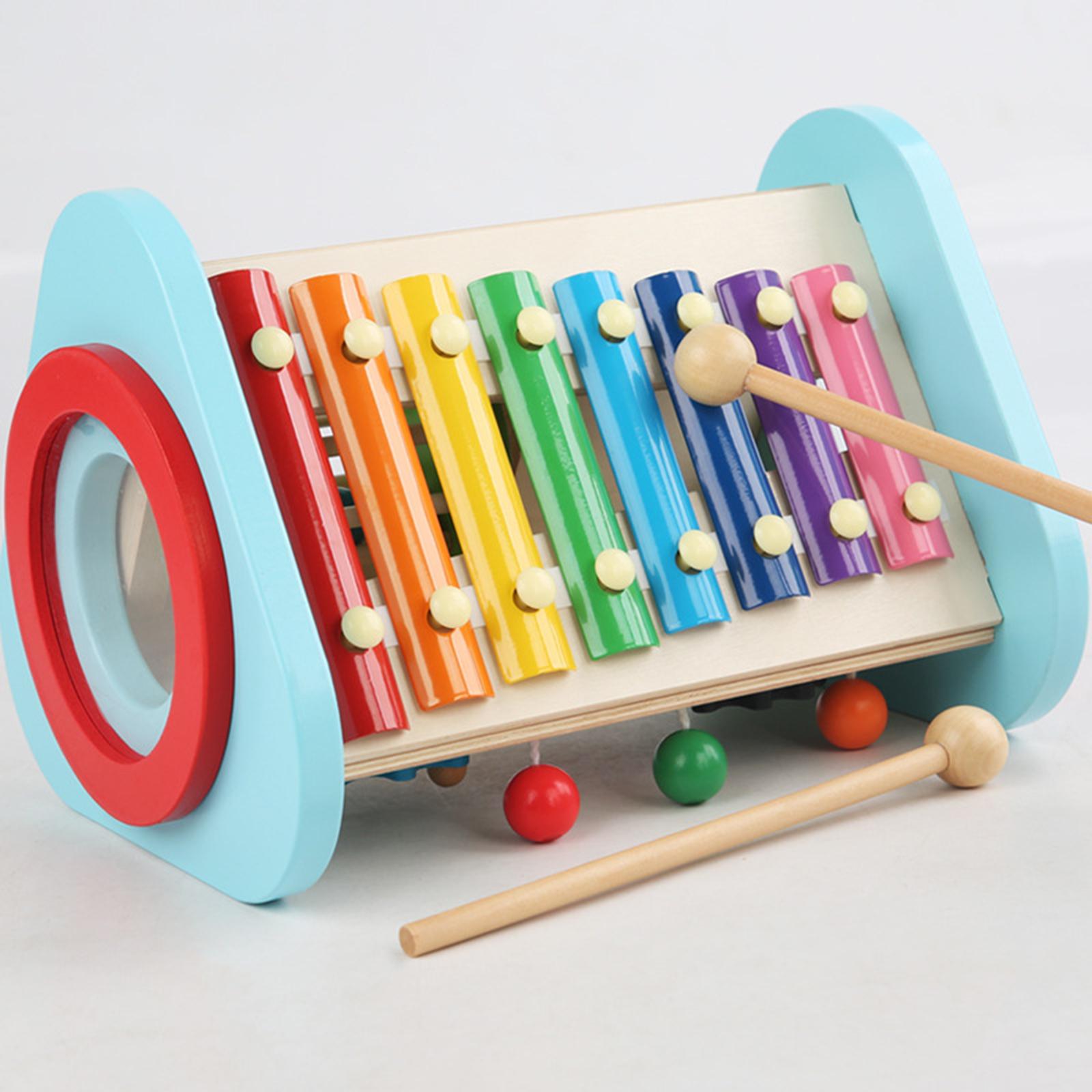 Musical Instrument For Toddlers - Drewniana zabawka muzyczna Drewno nauka umiejętności