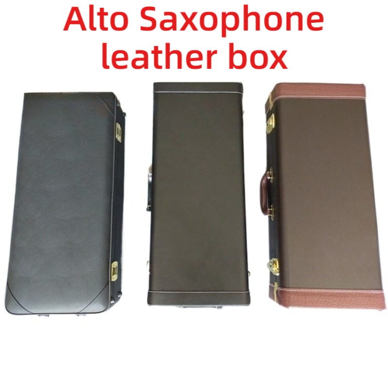 Musical Instrument Saxophone - Skórzane etui na saksofon altowy, odporne