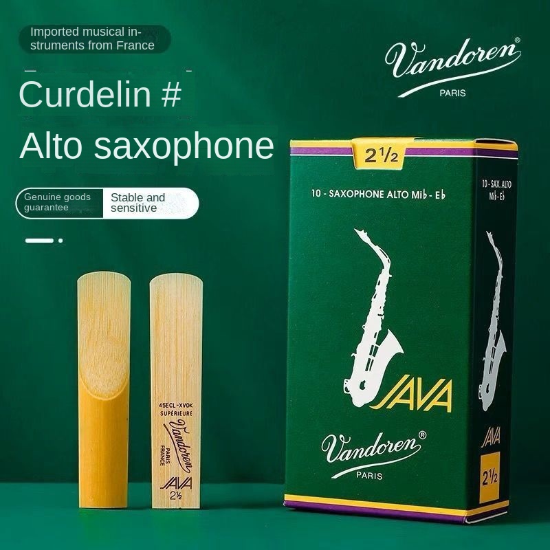 Musical Instrument Saxophone - Bendlin Reed Green Box JAVA Alto