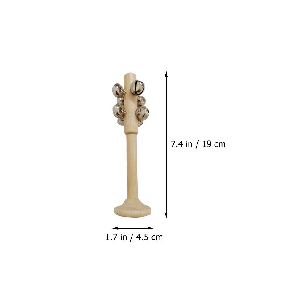 2 sztuki drewnianych dzwonków  – Musical Instrument For Toddlers recenzja i cena
