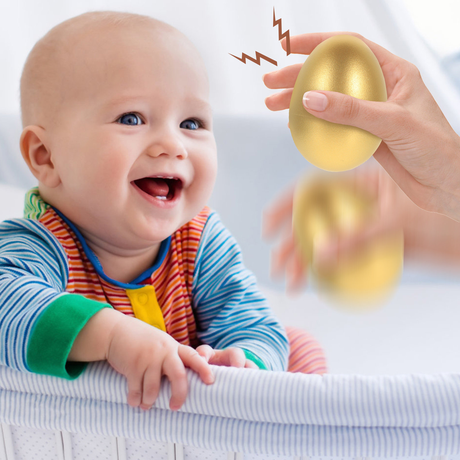 2 szt. dziecięcych jajek z pia – Musical Instrument For Babies recenzja i cena