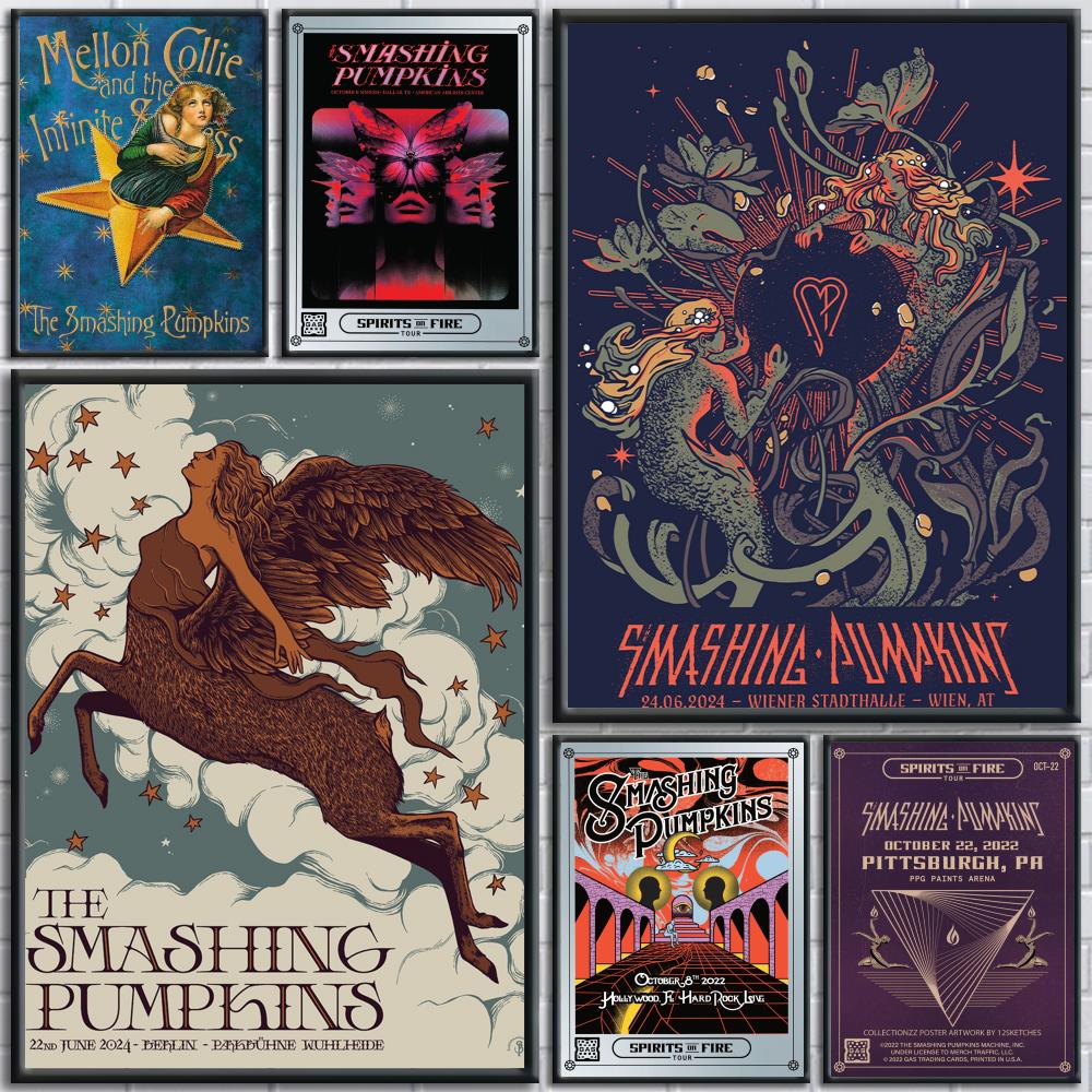 Rock band The S-Smashing Pumpk – Musical Instrument Poster recenzja i cena