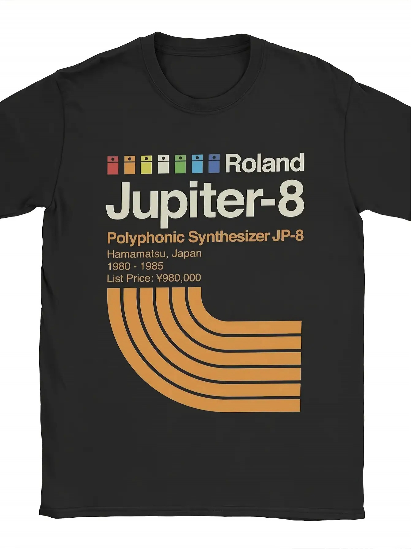 Męska koszulka Roland Jupiter- – Musical Instrument Synthesizer recenzja i cena
