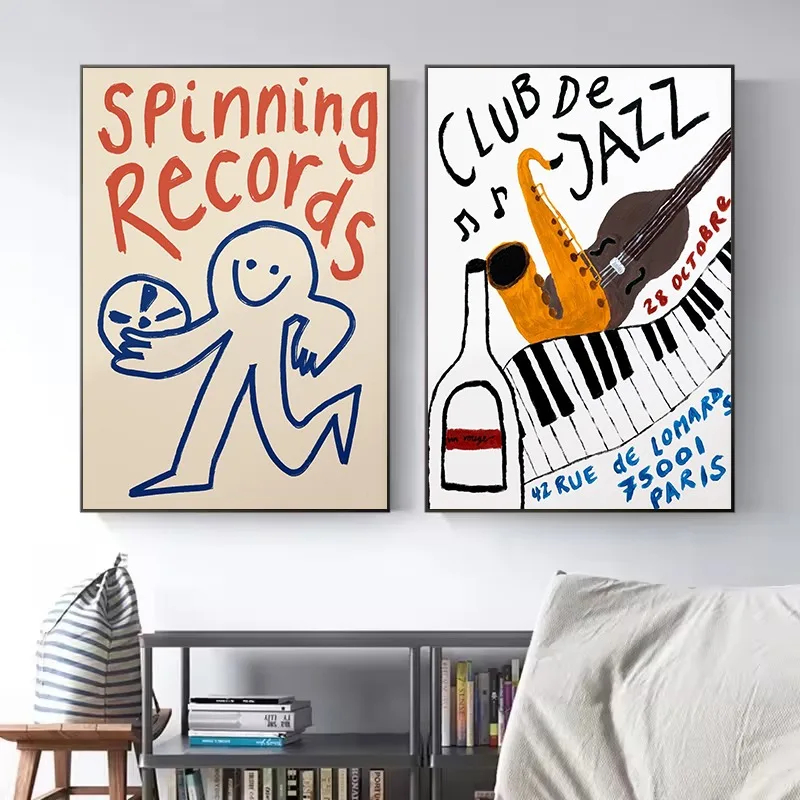 Plakat w stylu retro japońskim – Musical Instrument Japanese recenzja i cena