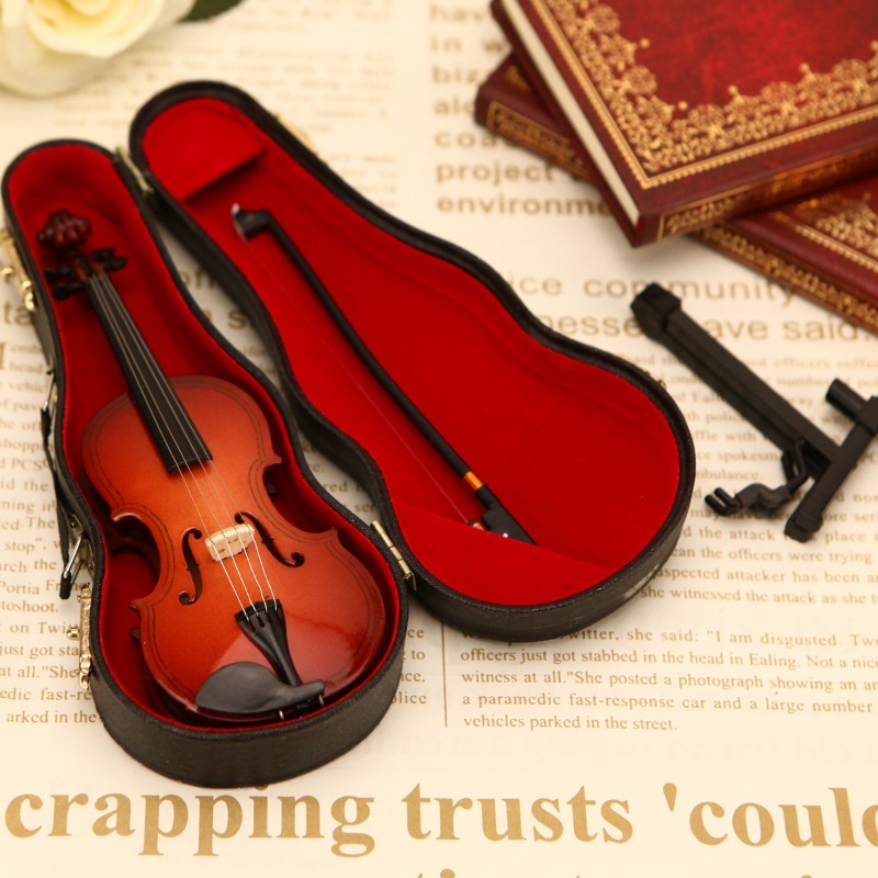 Figurka małej skrzypiec, ręczn – Musical Instrument Old recenzja i cena