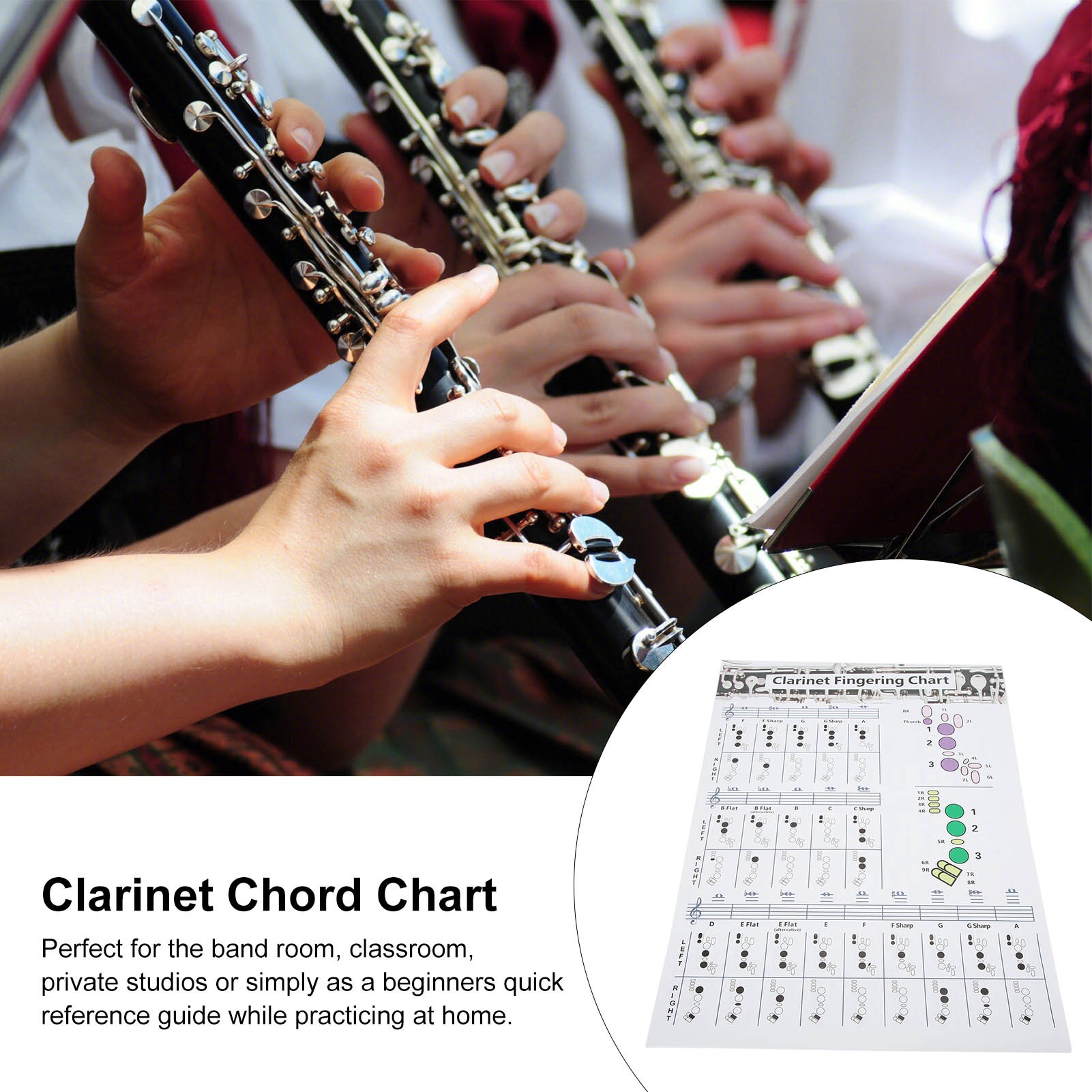 Tabela palcowania na klarnecie – Musical Instrument Poster recenzja i cena