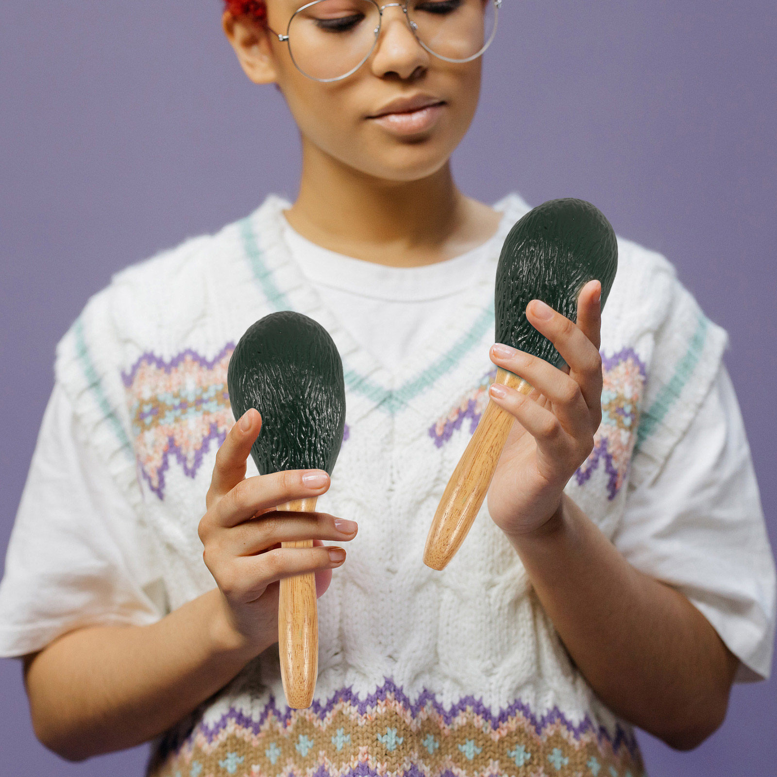 Marakasy w kształcie owocu, aw – Musical Instrument For Toddlers recenzja i cena