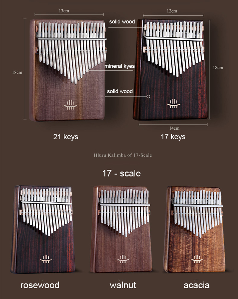 Hluru Kalimba 17 klawiszy z ot – A Musical Instrument With Keys recenzja i cena