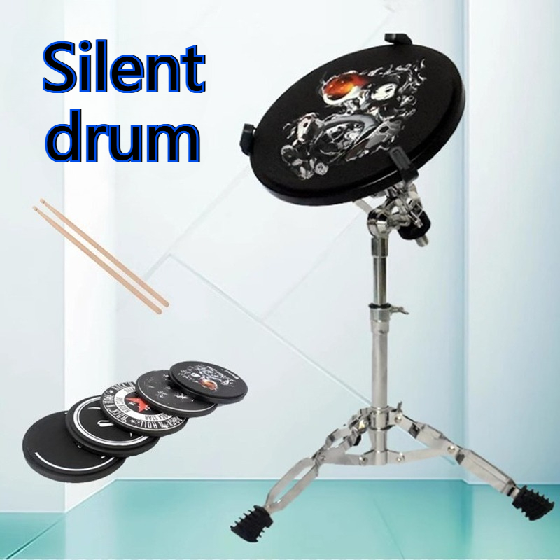 12-calowy Cichy Zestaw Perkusy – Musical Instrument Kit recenzja i cena