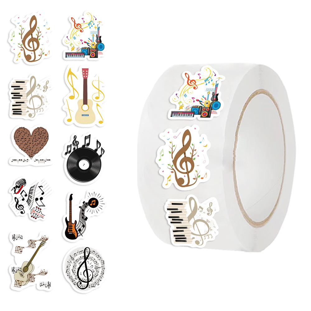 500 szt. Naklejki z motywem mu – Musical Instrument Old recenzja i cena