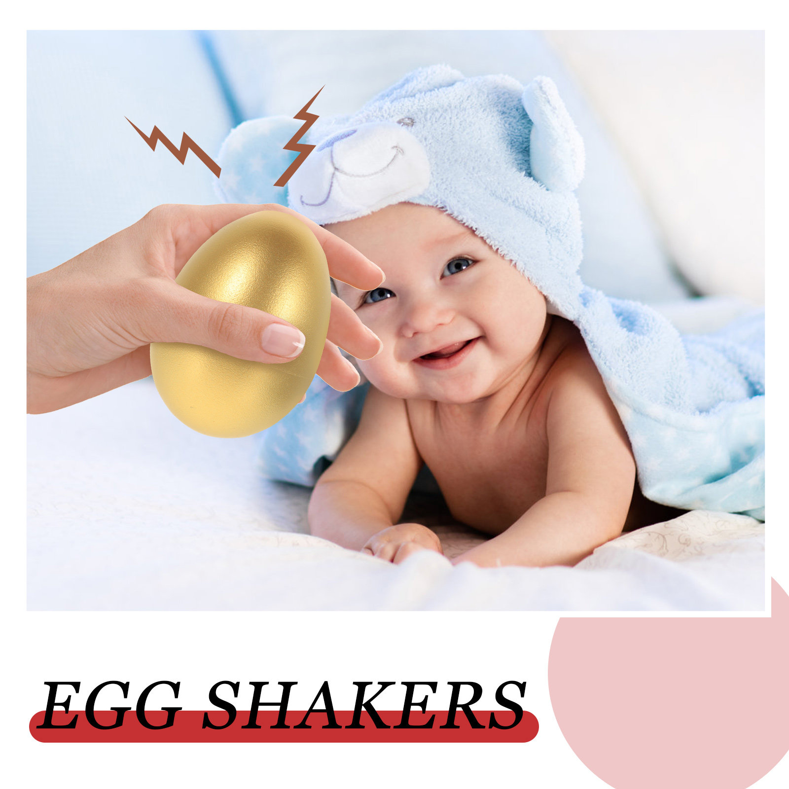 2 szt. Dziecięce jajka z piask – Musical Instrument For Toddlers recenzja i cena