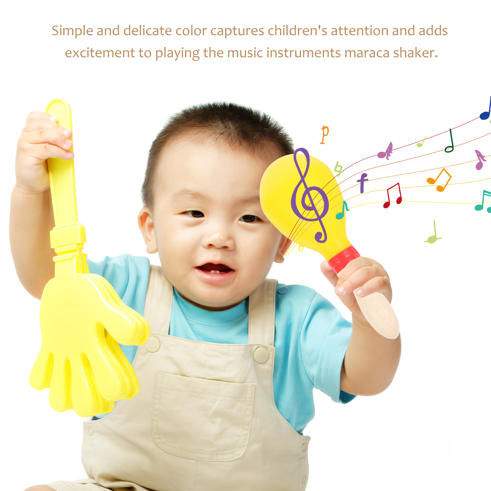 1 Para Drewnianych Marakasów I – Musical Instrument For Toddlers recenzja i cena