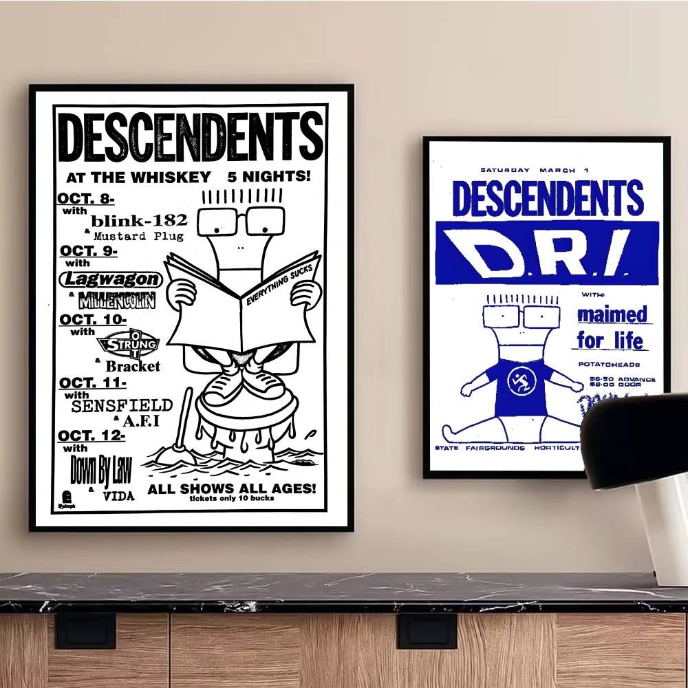 1 szt. Rock Punkowe Zespoły Al – Musical Instrument Poster recenzja i cena