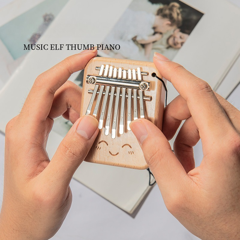 Drewniany 9-tonowy mini pianin – Musical Instrument Kalimba recenzja i cena