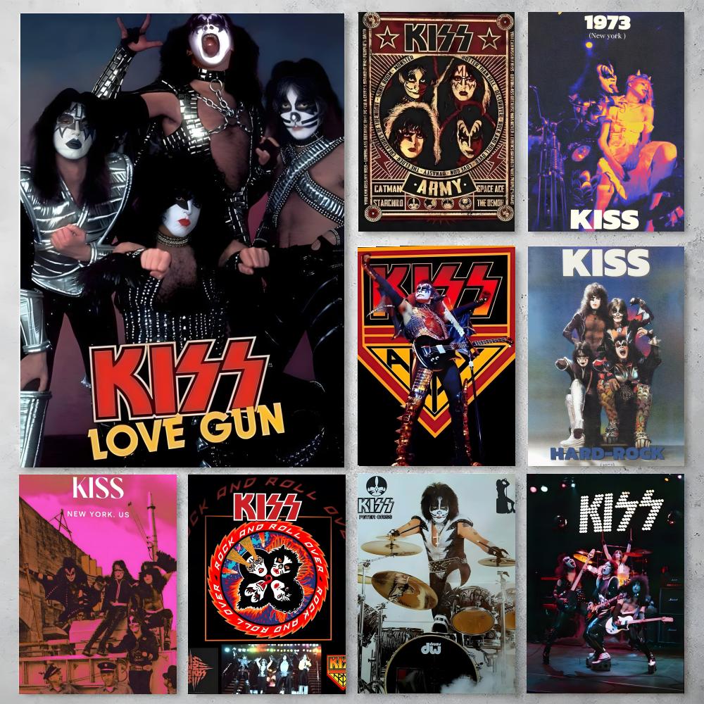 K-Kiss Kraft Rock Band-S Plaka – Musical Instrument Poster recenzja i cena