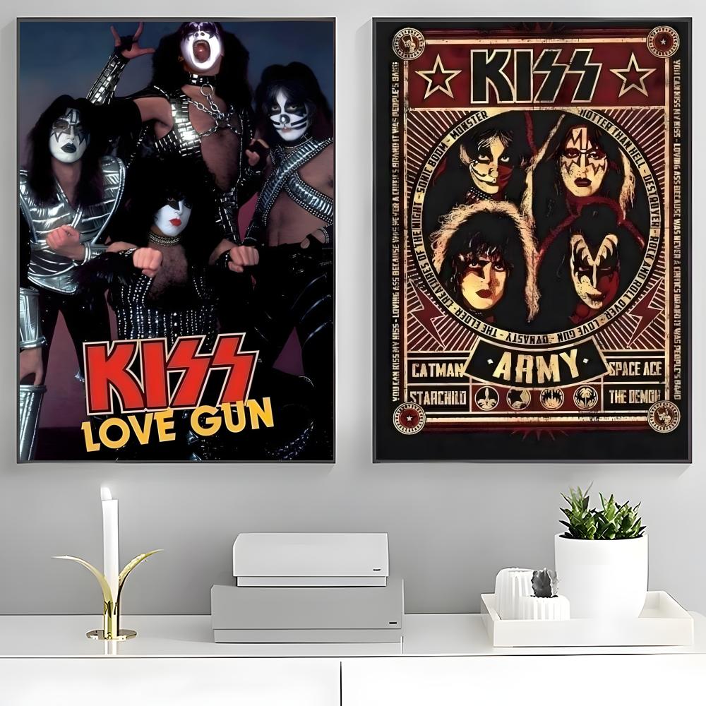K-Kiss Kraft Rock Band-S Plaka – Musical Instrument Poster recenzja i cena