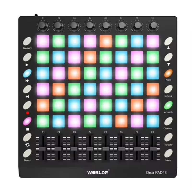 Kontrolery MIDI ORCA PAD48 PRO – Musical Instrument Synthesizer recenzja i cena