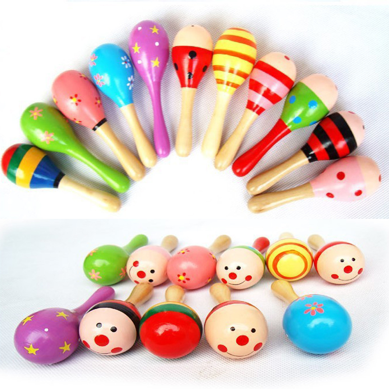 2 szt. Kolorowe drewniane małe – Musical Instrument For Babies recenzja i cena